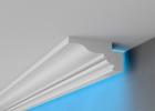 Leisten XPS Gesims Leichtgewicht Decke Profilleisten 120x60 Licht Beleuchtung