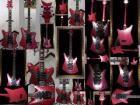 Verkaufe eine E-Gitarre Handmade in Germany Exklusivmodel in metallic Rot
