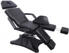 Tattoo-Stuhl hydraulisch Sockel schwarz Sitz schwarz
