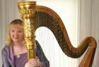 Harfenistin Regina Ederveen für Hochzeit Konzert u. s. w.