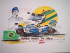 Handgemalte Rennsport Poster ca. 70x100