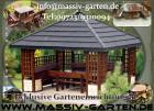 Massivholz Gartenmöbel Garten Sitzgarnitur Gartenpavillon