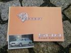 Betriebsanleitung Peugeot 504 Coup u. Cabriolet / 1978