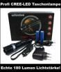 LED SWAT Taschenlampe HI-Power inkl. 2 x Akkus Haus KFZ Ladegerät OVP