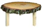 Hochstand/Unterstand mit Rinde für Meerschweinchen Kleintiere Nager