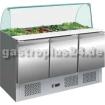 Saladette 1365 x 700 x 1375 mm Glasaufsatz