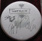 Torfrock Drumhead mit Unterschriften