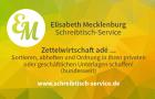 Büro-Sortierdienst für Unternehmen Privatpersonen