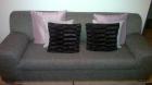 3 sitzer 2 sitzer couch sruktur grau