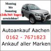 Gebrauchtwagen Autohändler im Raum Aachen kauft Autos