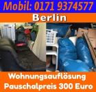 Entrümpelung Berlin pauschal 80 Euro T. 03060977577 sofort Wohnungsauflösung Sp