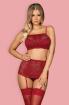 Set OBSESSIVE LIVIDIA BH String Strumpfhalter BH-Set S/ M L/ XL