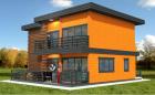 Modernes Holzhaus in modularer Bauweise mit 150 m - ab 95. 240 - Euro