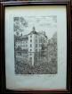 Wasserschloss Grafik von Werner Krawinkel B081