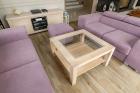 RTV-SCHRANK GEWEIßTER LACK EICHENHOLZ MASSIVHOLZ WOHNZIMMER 175 4x45x63 5cm