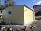 Blechgarage Garage Einzelgarage Geräteschupppen 5x6 m verzinkt inkl. AufbauBlech