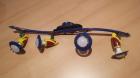 Kinderzimmer Deckenlampe mit 4 Spots rot gelb blau