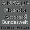 Auto verkaufen Honda Accord - Motorschaden Unfallschaden