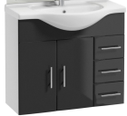 NEUes Waschbecken Unterschrank 85x48x70cm nicht montiert 2 Pakete