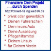 Finanziere Dein Projekt auch durch Spenden - http / / crowd-rising. web36. de -