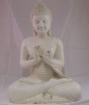 Buddhafigur Lehre des Herzens weiß Erstbesteller erhalten 5 Rabatt