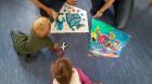 Papa Kind Drachenbasteln im Kindergarten Mülheim an der Ruhr Essen Duisburg Mo
