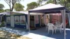 Wohnwagen in Italien mit Vorzelt und kompletter Ausstattung Campingplatz 5 Un