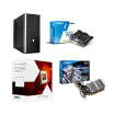 PC Bundle Tower Rasurbo BC-11 MSI 760GM-P23 AMD FX4100 MSI N8400GS-D1GD3H/LP
