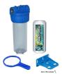 Wasser Filtergehäuse SET 10 Zoll- 1/2 IG mit 10 Eisen filterpatrone Brunnen Ha