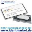 NEU Vista -Namensschilder - Hochwertige Magnet-Namensschilder zum einfachen S