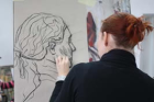 Wochenendworkshop Portraitzeichnen vom 25. 5 - 27. 5. 12 in der parkgalerie berlin