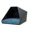 PetPocket Haus mit Matratze im Set - OneSize Dunkelgrau