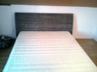 Rattan Bett 140x200 incl. Matraze 3 Monate alt