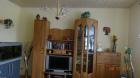 Moderne Anbauwand Schrankwand Wohnwand mit Vitrine