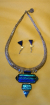 Elegantes Collier mit Schmucksteinen Ohrstecker 925erSilber