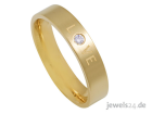 Diamantschmuck Solitär Diamantring Diamant Gelbgold günstig direkt vom Herst
